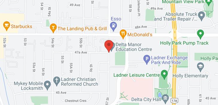 map of 5689 47A AVENUE